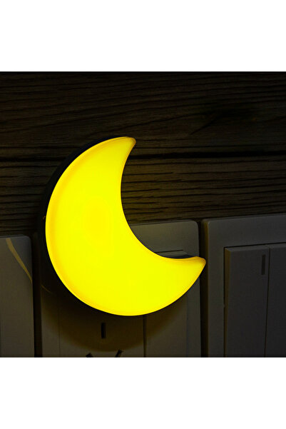 Choice US Yellow LED Moon Night Lights/Wall Lamp Cute Mini EU/US Plug Lights ...