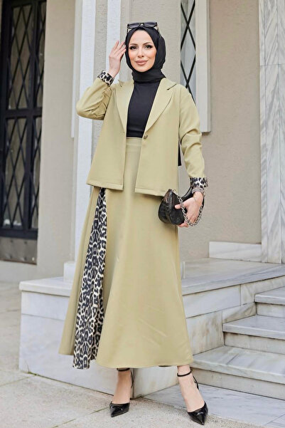 YAREN CLARA مجموعة لوسيا أويل جرين المكونة من قطعتين YRN-2125