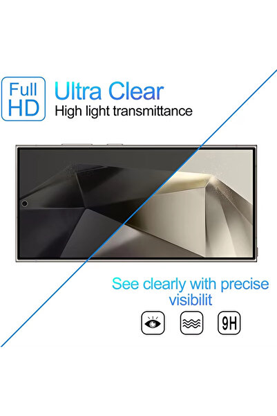 Choice1 فيلم زجاجي للحماية من التلصص 2 قطعة 1-2 قطعة لإلغاء قفل بصمة الإصبع لـ Samsung Galaxy S25 Ultra 5G S25Ul