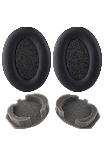 Choice زوج من وسادات الأذن البديلة السوداء وسادات الأذن الرغوية لسماعات الرأس...