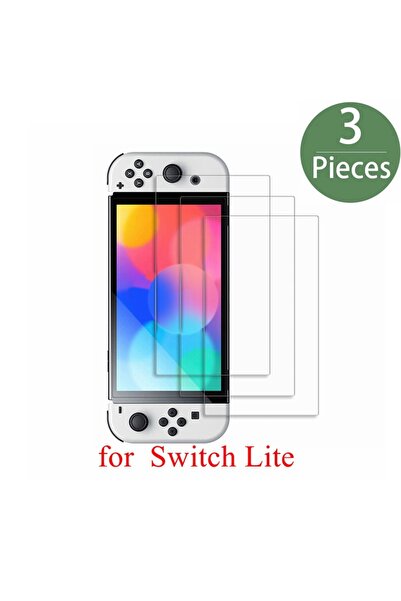 Choice لجهاز Switch lite 3 قطع زجاج مقوى لجهاز Nintendo Switch OLED 3 قطع فيل...