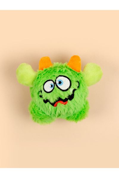 Choice لعبة كلب صغيرة خضراء على شكل وحش صغير لطيف تصدر صوتًا لجذب انتباه الكل...