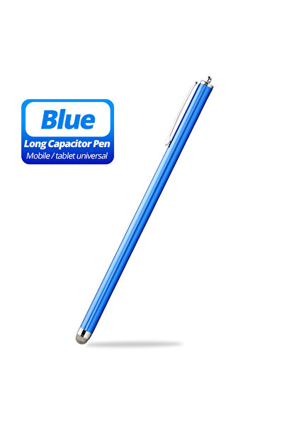 Choice قلم ستايلس أزرق طويل 18.5 م قلم شاشة لمس سعوي للكمبيوتر اللوحي لأجهزة ...