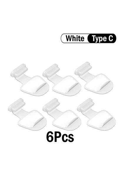 Choice 6 Clear-Type C 6/1PCS سدادات غبار سيليكون غطاء واقي من الضياع USB من ا...