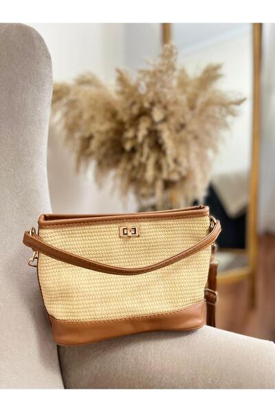 zemihra Ženska torba sa detaljnim slamnatim uzorkom, sa zatvaračem, za ruku i...