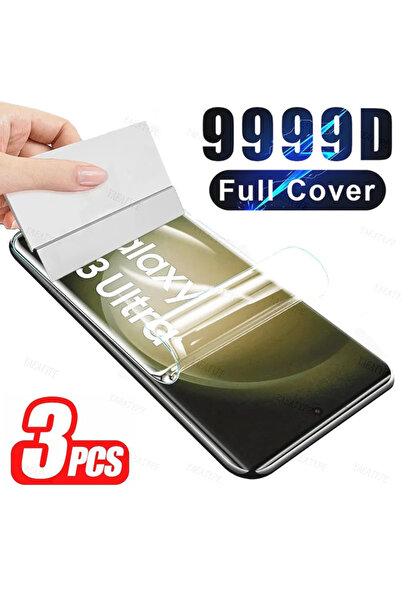 Choice7 3 قطع من فيلم هيدروجيل لهاتف سامسونج S25، 3 قطع من فيلم جل لهاتف S23،...