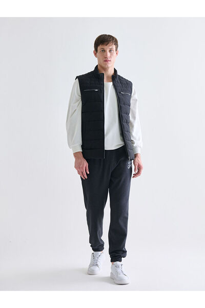 LC Waikiki Create Your Style from Uzg Store | Standard Mold Stand-Up Collar Men's Puffer Vest