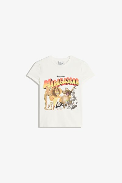 Bershka Madagaskar kısa kollu tişört