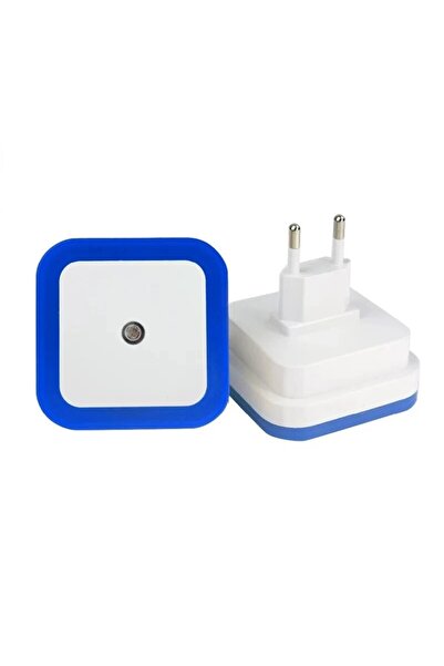 Choice مستشعر لاسلكي أزرق مصباح ليلي LED قابس أوروبي مصابيح ليلية صغيرة مربعة للأطفال الرضع غرفة المعيشة