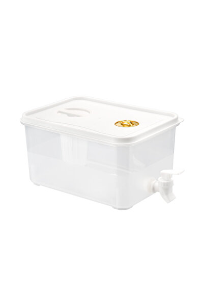 Choice خزان مياه سعة 6.5 لتر، موزع مشروبات للثلاجة مع صنبور مانع للتسرب، غلاي...