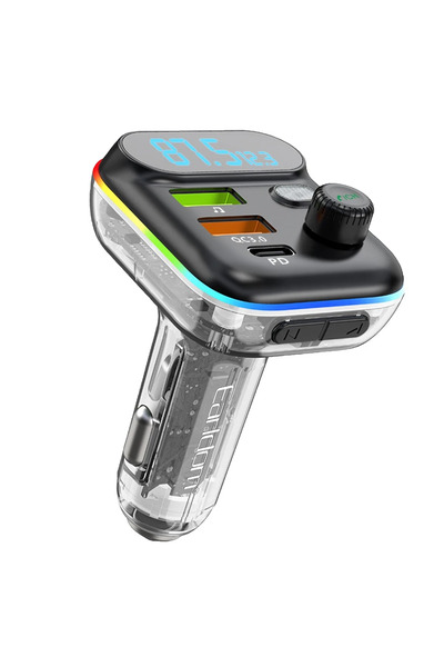 Sphone Bluetooth Araç Kiti Hızlı Şarj Çift USB Radyo FM Verici Bass Aux Ses Alıcısı MP3 Çalar Micro SD Card