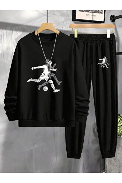 Cevval Παιδικό φούτερ και φούτερ με λαιμόκοψη με στάμπα 3 νήματα για το φθινόπωρο/το χειμώνα