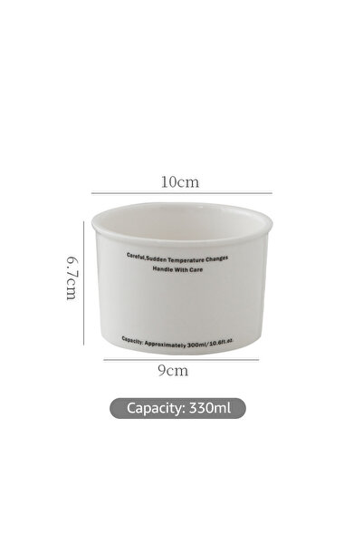 Choice 300-330ml 330ML 330ml/300ml Coffee Cup Ceramic Mug Simple Letter Coffe...