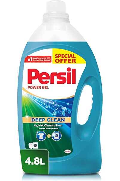 Persil Power Gel Liquid Laundry Detergent, With Deep Clean Technology, 4.8 L