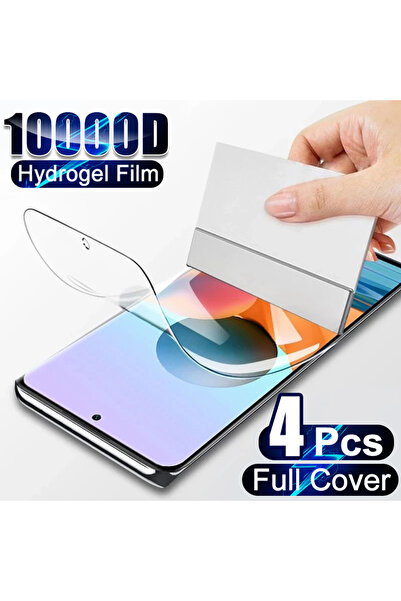 Choice6 4 قطع من فيلم هيدروجيل لهاتف Redmi Note 10 Pro، 4 قطع من فيلم الجل له...