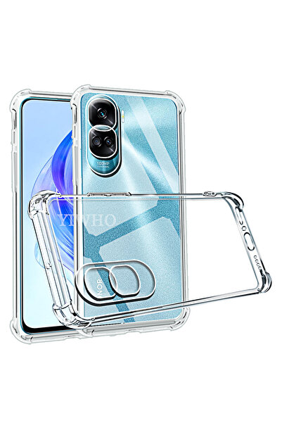 Choice حافظة هاتف مقاومة للصدمات Honor 90 Lite لهاتف Huawei Honor 90 70 Lite 80 Pro شفافة من السيليكون