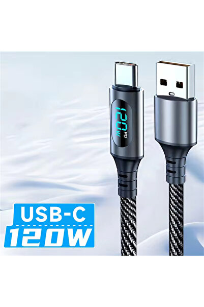 Choice كابل شحن سريع USB-C من NNBILI بطول متر واحد وقوة 120 واط، مصنوع من الن...