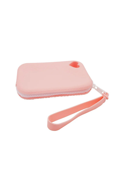 Choice Pink 1PC Portable Silicone Dog Treat Pouch - Leak-Proof Training Bag for Travel & Outdoor Use