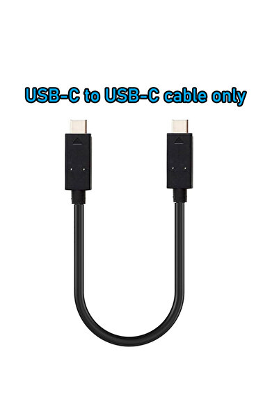 Choice كابل بطول 0.15 متر فقط كابل USB-C قصير للغاية 10 جيجابت في الثانية USB...