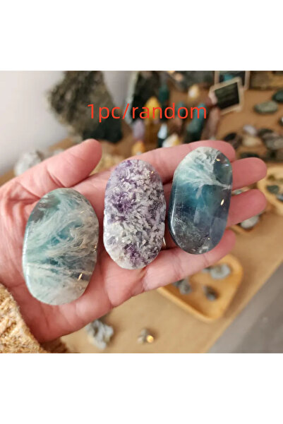 Choice 50-100 جرام 1 قطعة/مطرقة حجر الفلوريت، حجر الفلوريت الأزرق الأرجواني، ...