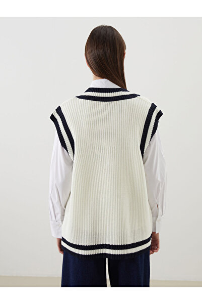 LC Waikiki Create Your Style from Uzg Store |   V-Neck Women's Knitwear Sweater