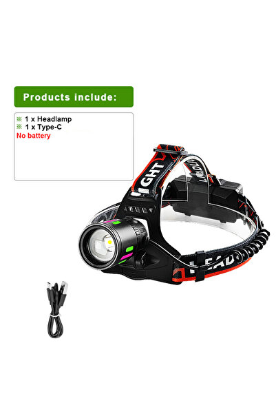 Choice4 مصباح رأس LED عالي الطاقة D-30W بقدرة 800 واط، إضاءة فائقة السطوع 350...