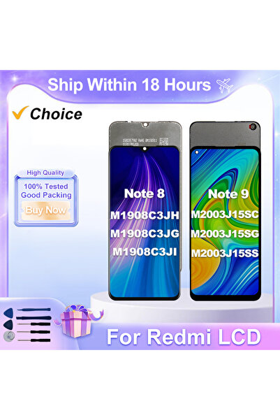 Choice Note8 Black NO Fra For Redmi Note 9 LCD Display Note 10X Touch Screen ...