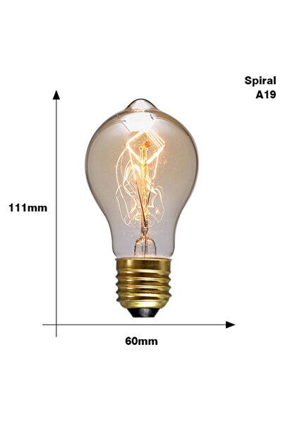 Choice E27 40W A19 لولبية 220V مصابيح إديسون الرجعية E27 220V 40W ST64 G80 G9...