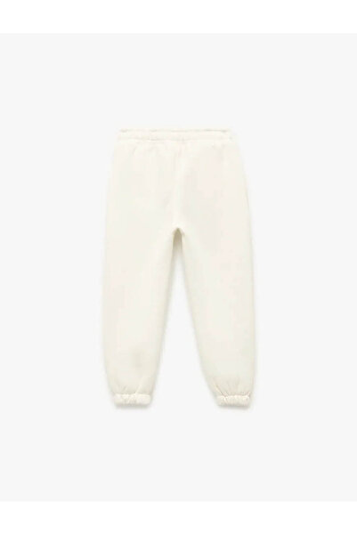 Koton Дънки с колан и джобове в стил Шардун, екрю, бебешки спортен екип за момичета 6Wmg40031Ak