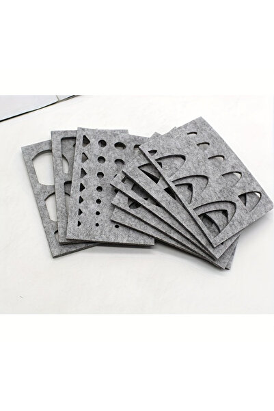 Choice 8pcs 8-Piece Wool Felt Felting Molds Set High-Quality Needle DIY Stenc...