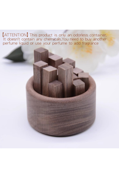 Choice1 Walnut wood No perfume wood aroma diffuser DIY fragrance living room ...