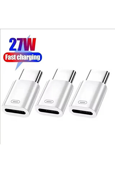 Choice 3Pcs 27W IOS To USB C Fast Charging Adaptador Lightnning To Type C Adapter USB C Data Transfer Conve