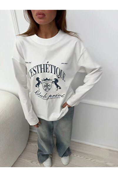 Jose Clothing Γυναικείο μακρυμάνικο μπλουζάκι με τύπωμα κατάλληλο για χιτζάμπ