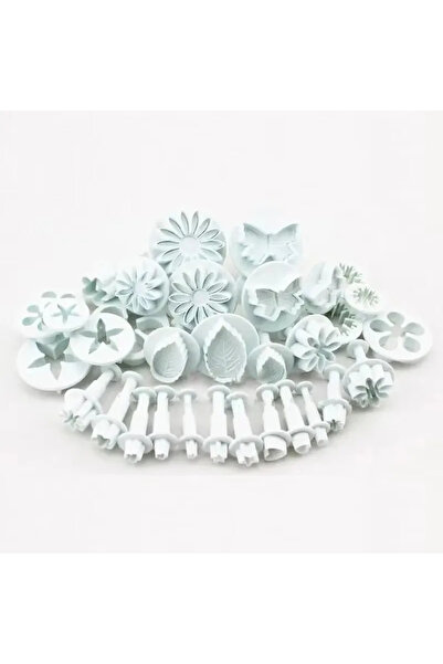 Choice أبيض 33 قطعة/مجموعة قاطع مكبس قاطع فوندان قالب كعكة بسكويت أدوات تزيين...