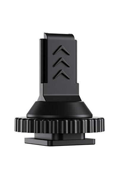 Choice محول JJC Cold Shoe باللون الأسود لميكروفون DJI Mic 2 مع محول حامل ثلاث...