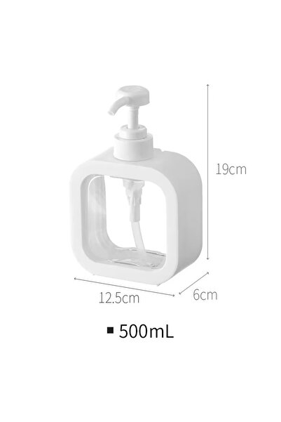 Choice زجاجة موزع مطهر اليدين المحمول سعة 500 مل - بلاستيك شفاف - لوشن من الن...