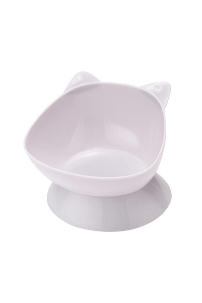 Choice WHITE وعاء مرفوع للقطط ماء صغير للكلاب يحمي العمود الفقري للحيوانات ال...