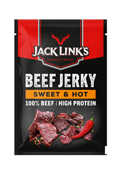 Jack Link's جاك لينكز بيف جيركي سويت آند هوت - وجبة خفيفة غنية بالبروتين من ا...