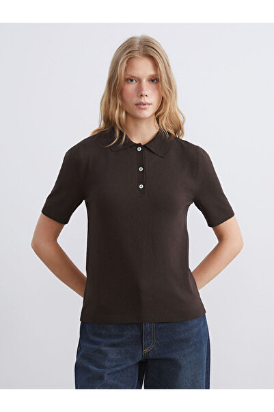 LC Waikiki اختيارات متألقة من متجر شاينينج |   سترة تريكو نسائية بياقة بولو