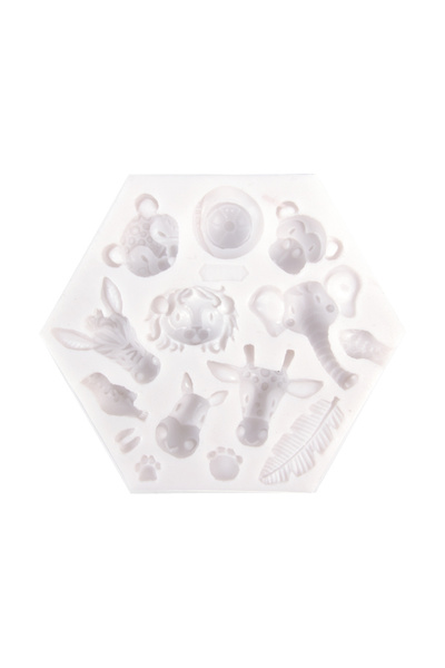 Choice1 1 مجموعة من قوالب كعك على شكل حيوانات الغابة في رحلة سفاري على طراز A...