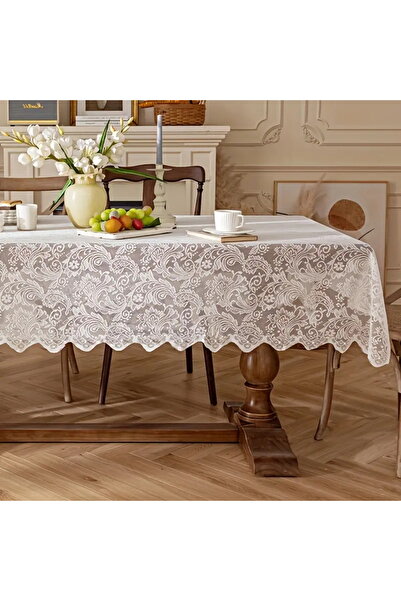 Choice 140x100CM fengweizhuobu A Beautiful Beige Phoenix Tablecloth, Woven Items To Decorate Your Home, Sui