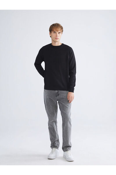 LC Waikiki Sparkling Selections from Shining Store | Crew Neck Men's Knitwear Sweater