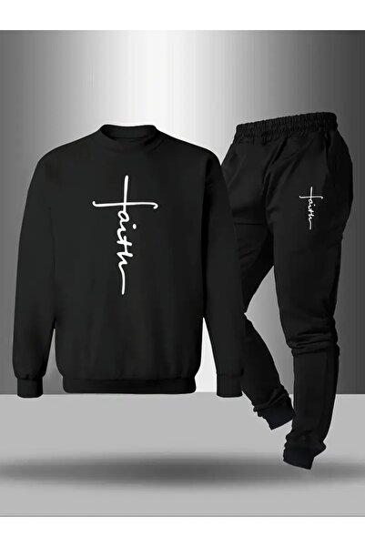 Cevval Детски комплект с качулка и спортен екип с принт, подплатен с 3-слойна шерпа, за есен/зима