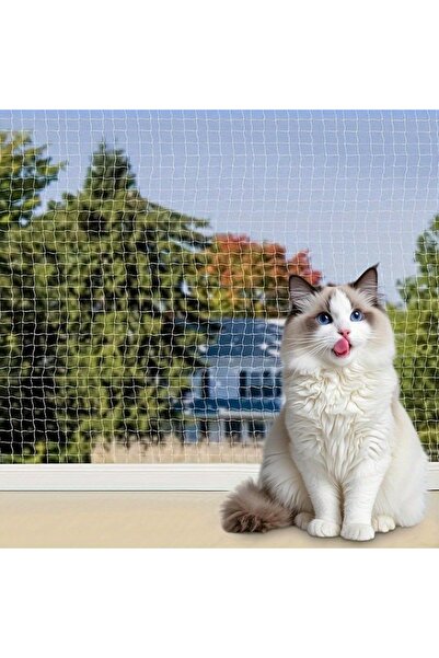 Choice1 6x3m WHITE Cat Balcony Anti-Fall Net, Nylon Material, Suitable for Ba...