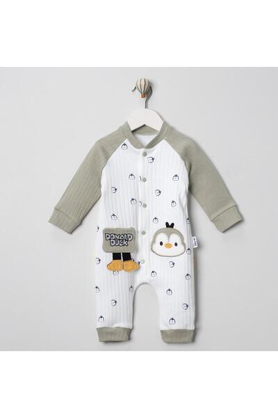 mandalinsbaby Baby Boy Romper with Chick Print