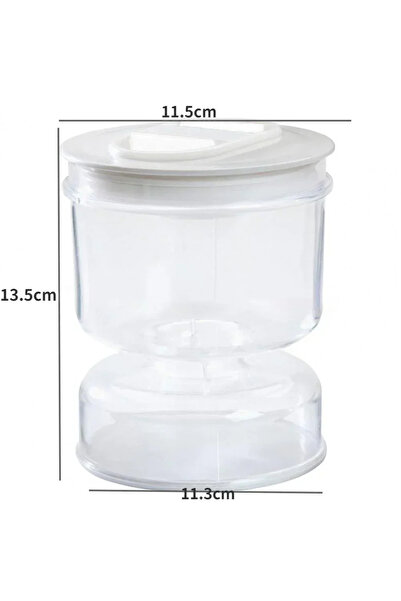 Choice A Sealed Kimchi Jar with Dry Wet Separation for Household Use Kimchi Jar with Flip Container and Fi.