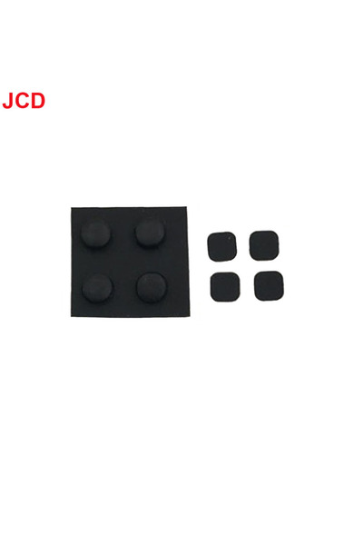 JCD black 8 in 1 For New 3DS XL Console Front Back Screw Rubber Feet Cover Upper LCD Screen Screws C