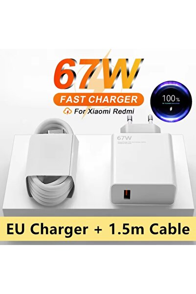 Choice شاحن فائق السرعة 67 واط، مزود بقابس أوروبي وكابل بطول 1.5 متر، متوافق ...