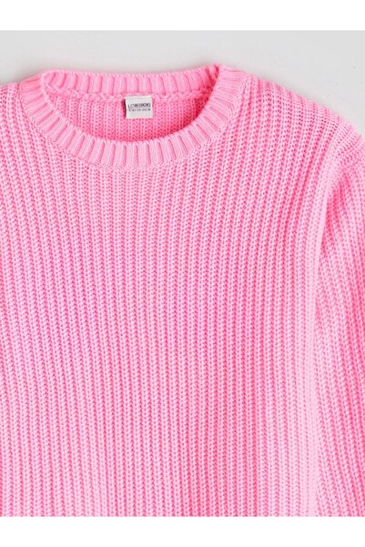 LC Waikiki LCW Kids Bisiklet Yaka Kız Çocuk Triko Kazak