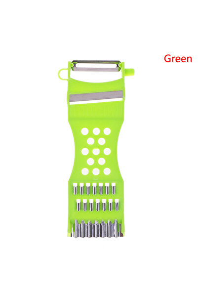 Choice1 أدوات مطبخ متعددة الوظائف خضراء مقشرة خضار وفواكه مقشرة أدوات تقطيع ج...